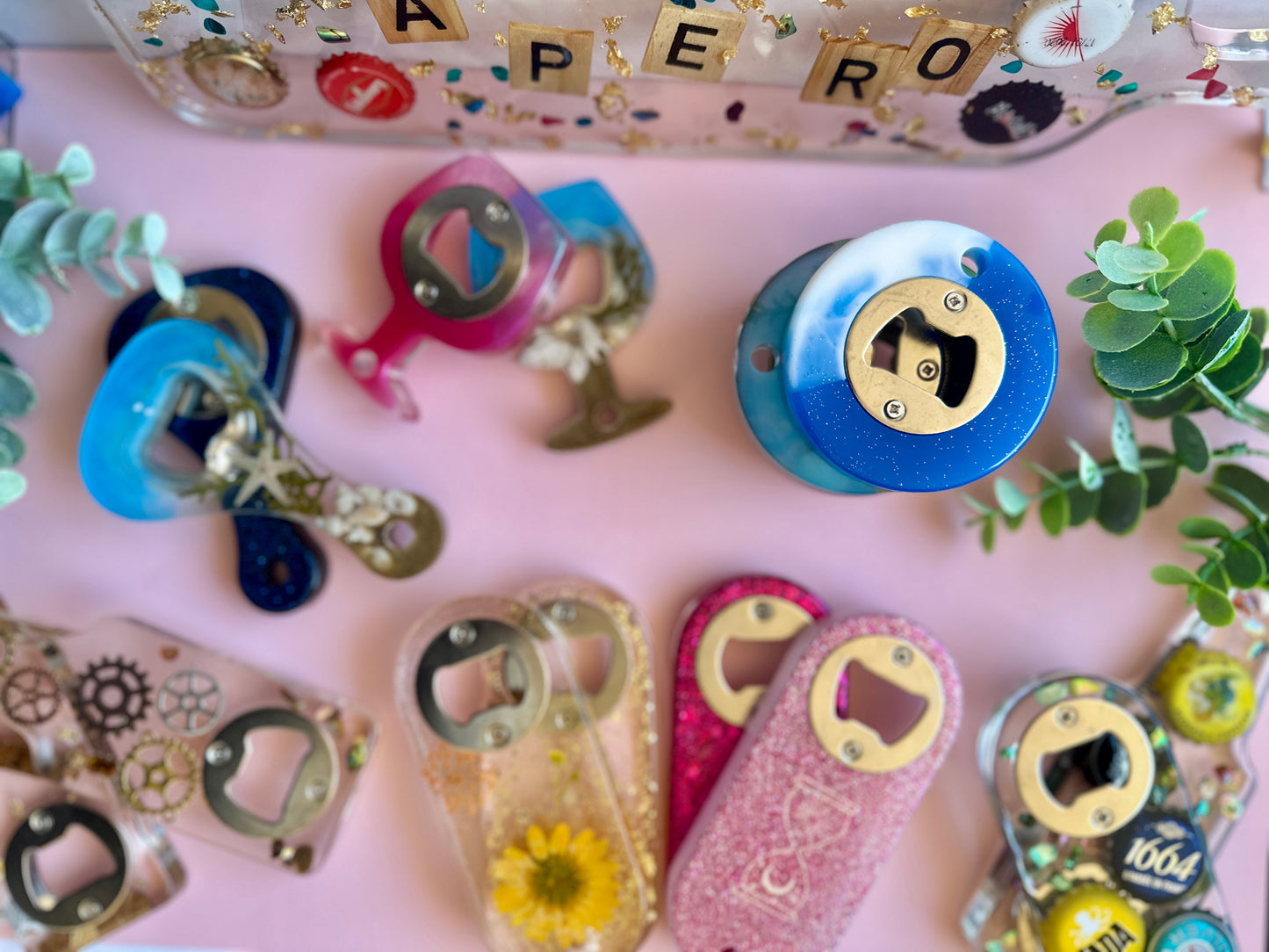 Décapsuleur personnalisé – Cadeau original fait main