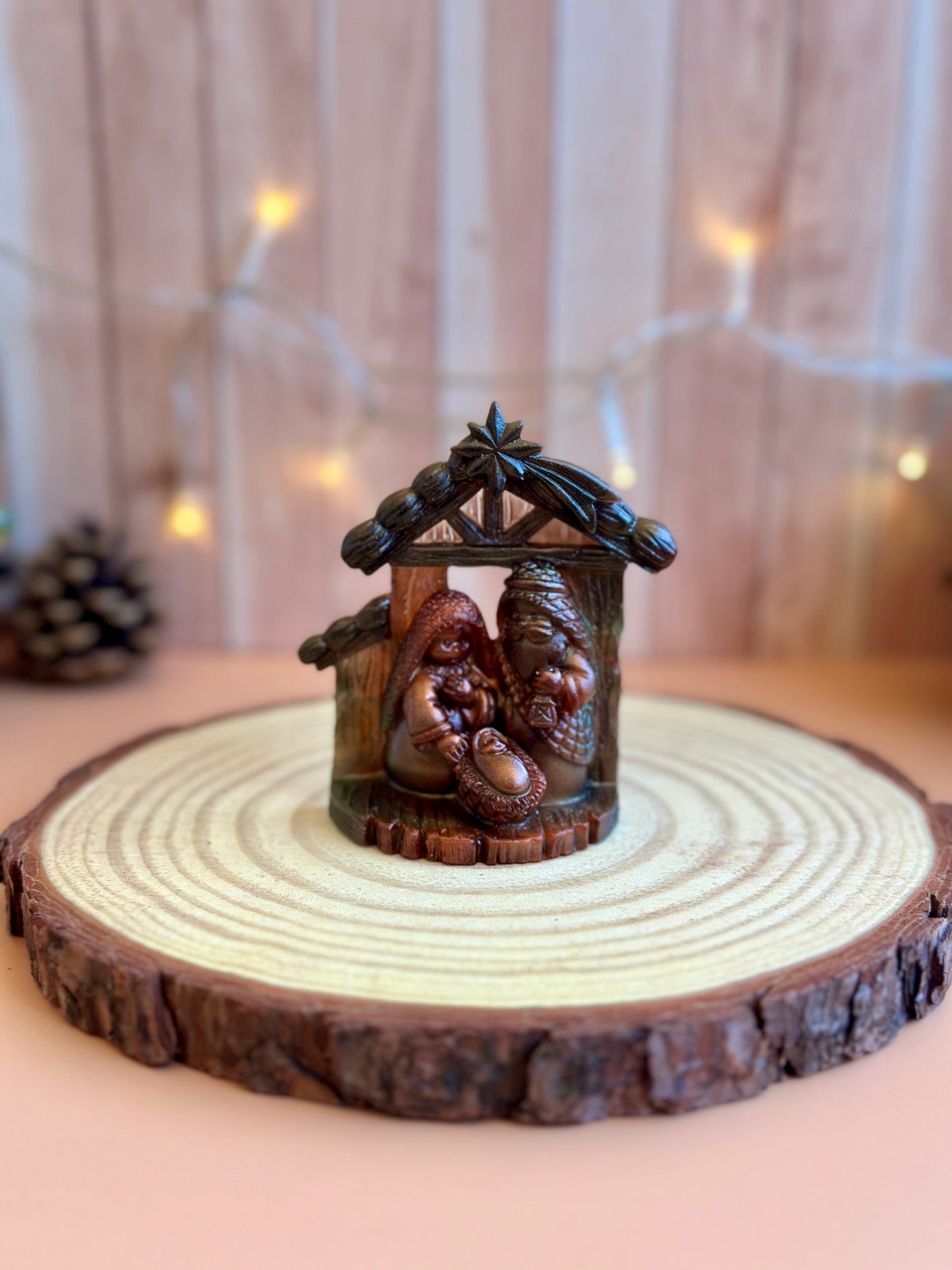 Petite Crèche en Résine