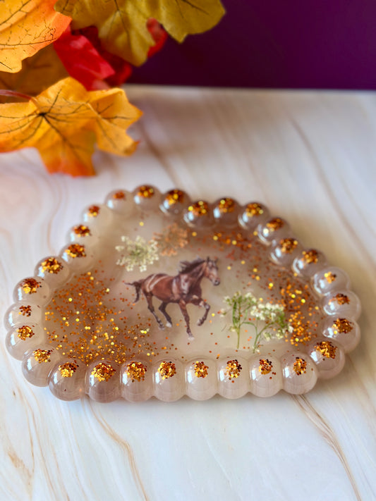 Vide-poche “Compagnons fleuris” - Résine artisanale