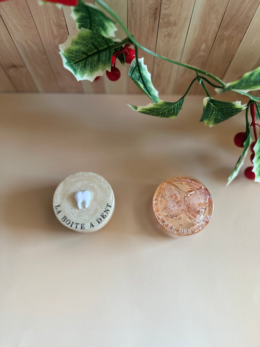 Boîte à dents, fée des dents fait main – Rituel dents de lait enfant