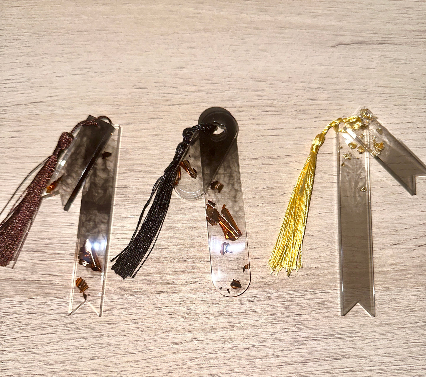 Duo de Marque-pages Personnalisés en Résine Époxy