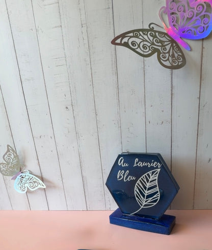 Support - trophée personnalisé en résine époxy