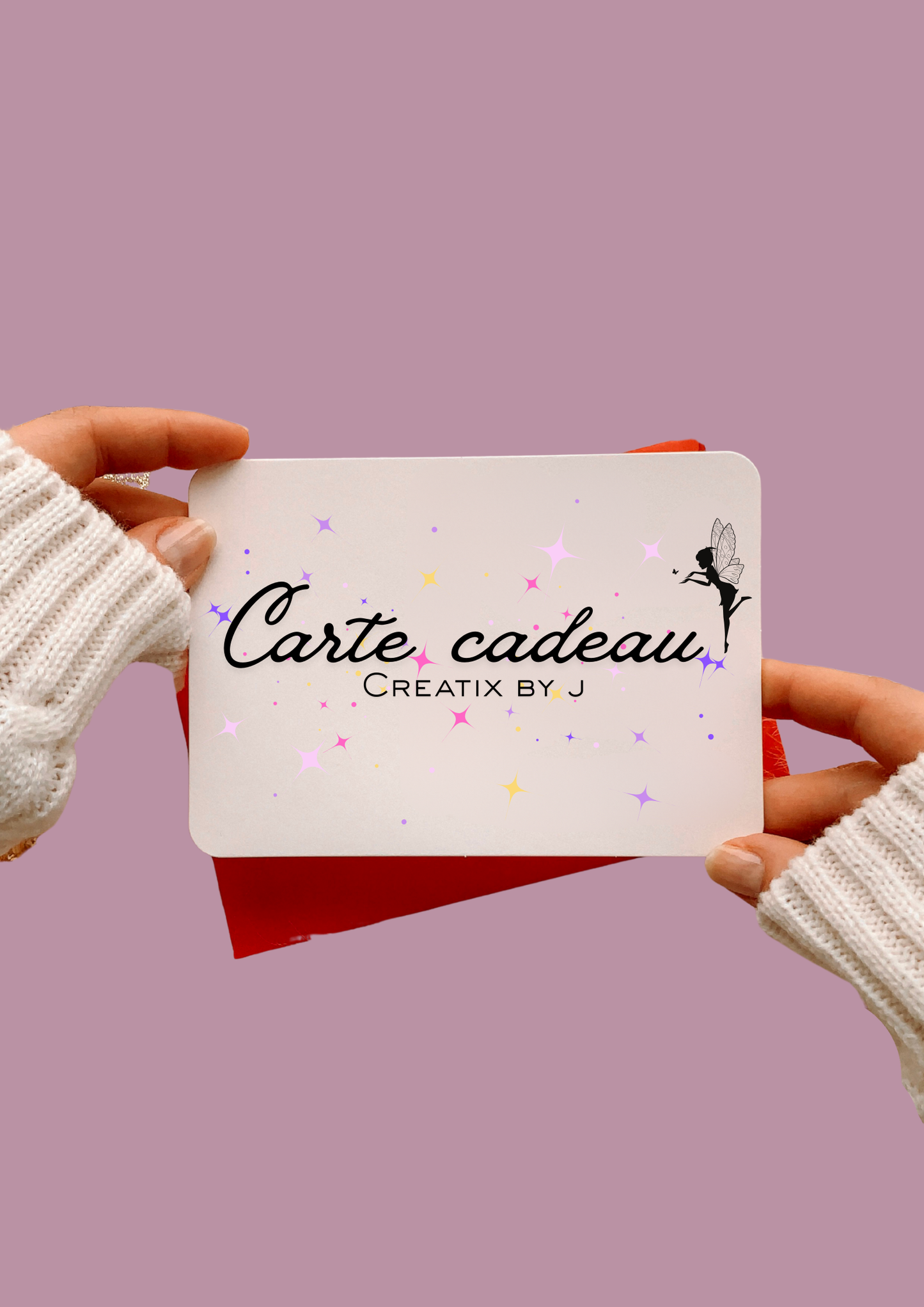 Carte cadeau artisanale – Créations en Résine & Jesmonite | Creatix by J