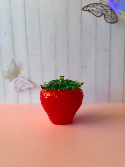 Boîte Fraises en Résine Époxy – Décoration & Cadeau Unique