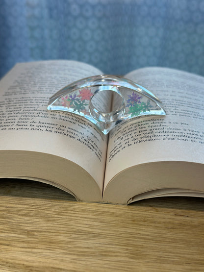 Marque-page personnalisé & bague de lecture en résine