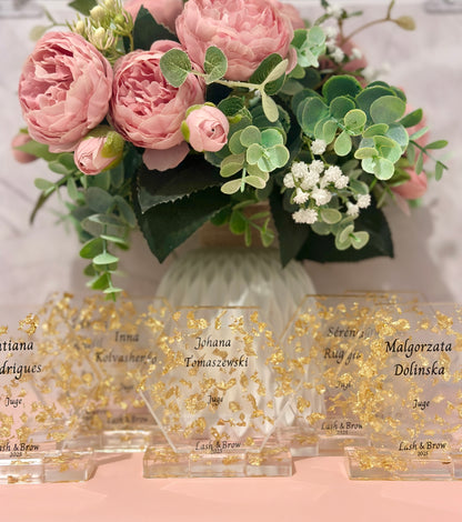 Support - trophée personnalisé en résine époxy