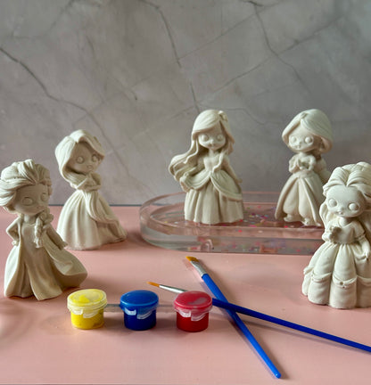 Figurines à peindre – Kit créatif en Jesmonite