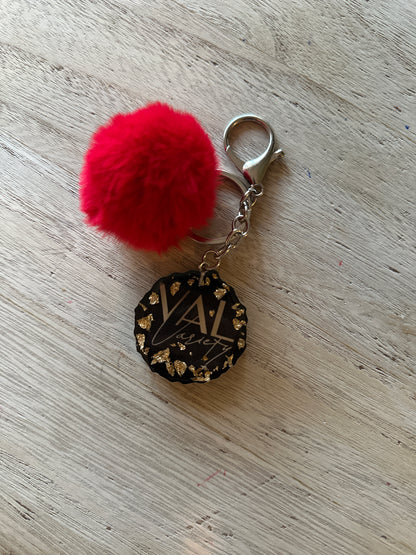 Porte clé personnalisé en résine époxy et puce NFC