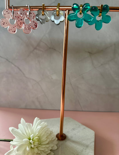 Boucles d’Oreilles Fleurs - Pampille florales