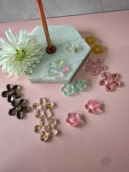 Boucles d’Oreilles Fleurs - Pampille florales