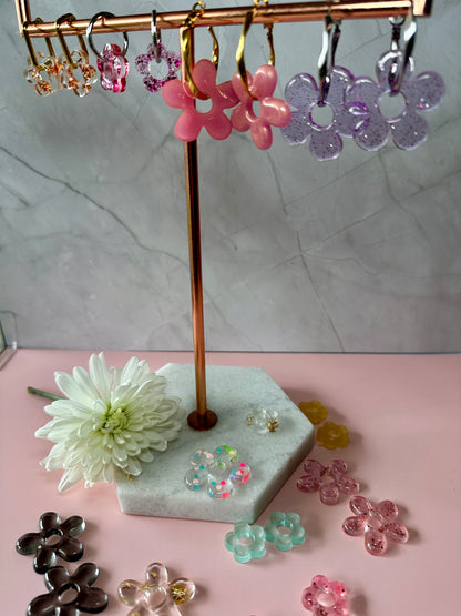 Boucles d’Oreilles Fleurs - Pampille florales