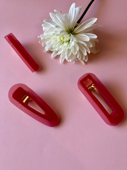 Lot de 3 Barrettes à Cheveux Originales