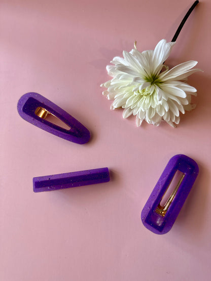 Lot de 3 Barrettes à Cheveux Originales