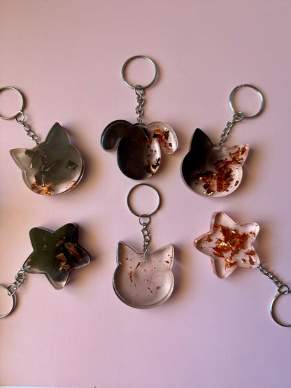 Porte-clé Noir & Rose gold