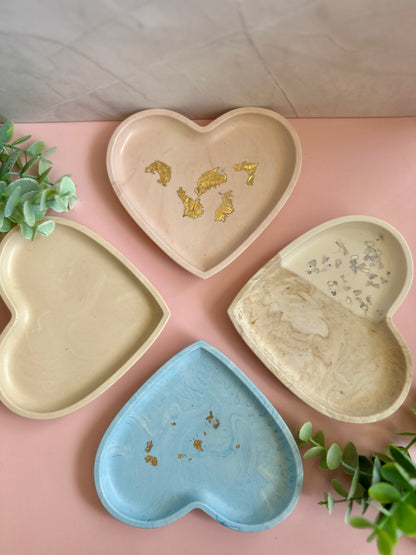 Vide-poche cœur en résine – cadeau romantique et original