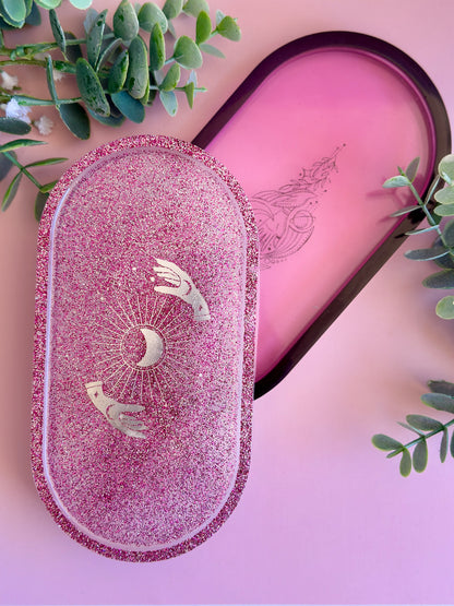 Plateau décoratif en Jesmonite – Vide poche design et original