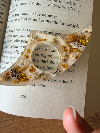 Marque-pages et Bagues de Lecture Océan