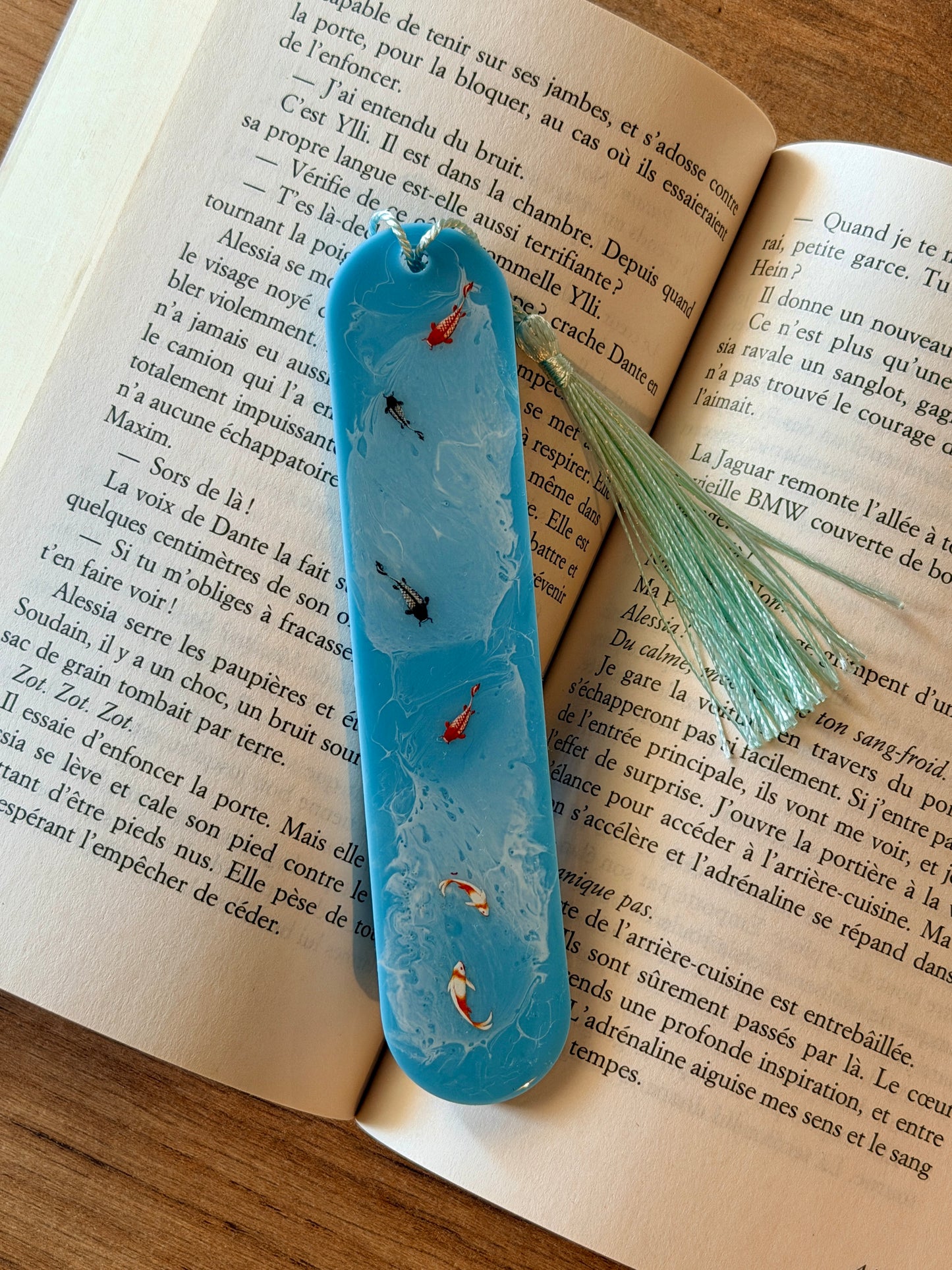 Marque-pages et Bagues de Lecture Océan
