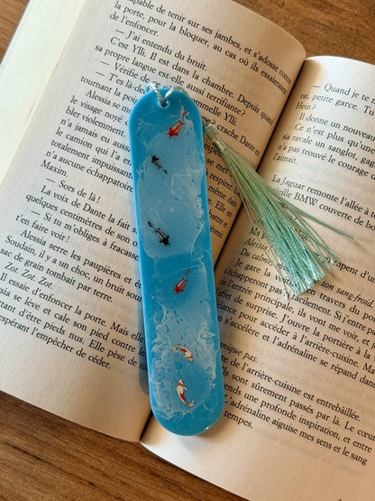 Marque-pages et Bagues de Lecture Océan