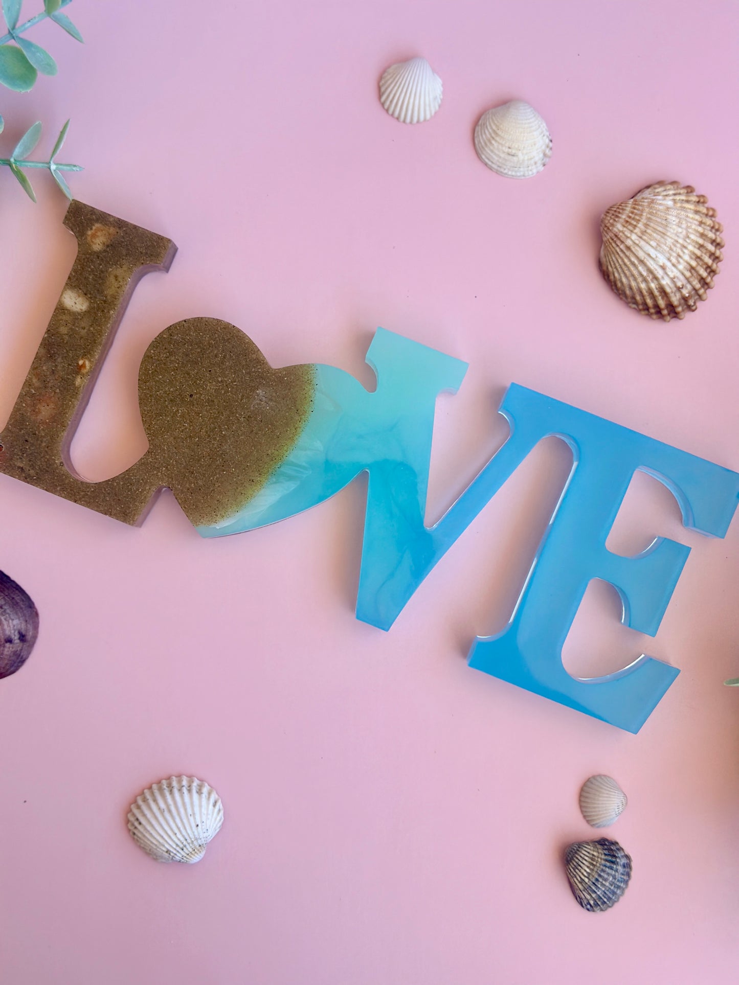 Mots Décoratifs en Résine Époxy – Family, Love, Home