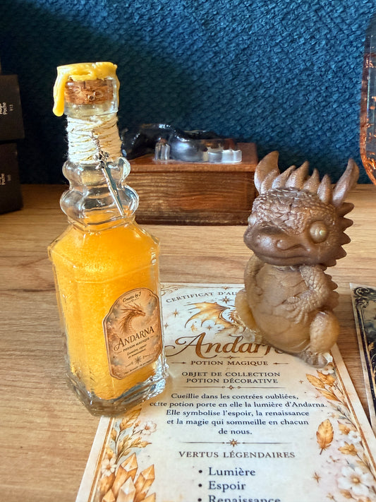 Fioles magiques décoratives artisanales