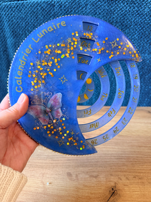 Calendrier lunaire  – Création artisanale en résine