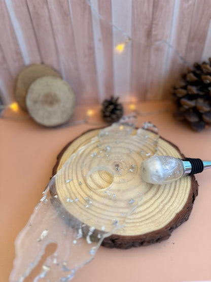 Support verre et bouchon