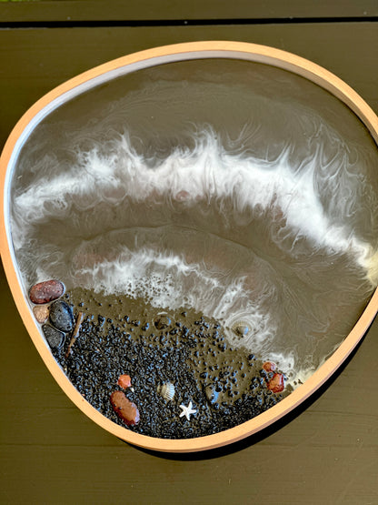 Plateau sur pied – effet mer volcanique 🌋✨