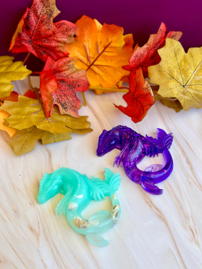 Dragons des mers - Décoration en résine