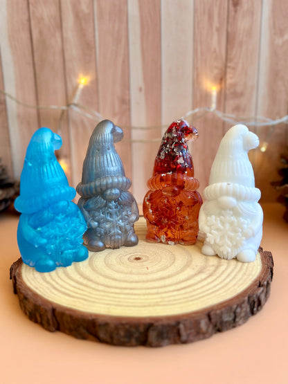 🎅 Figurines Gnomes de Noël en Résine – Fait main