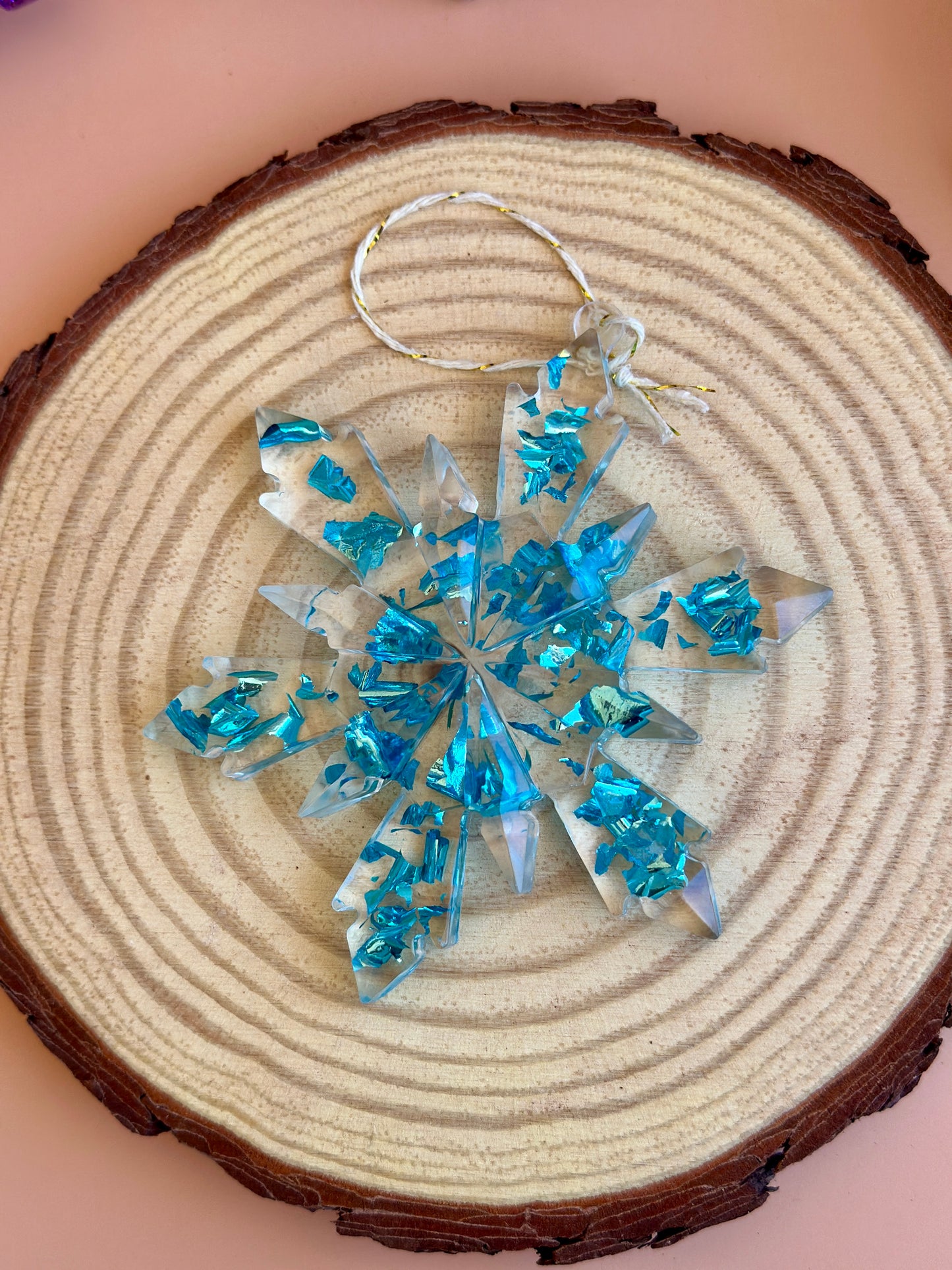 🌟 Étoile de Noël en Résine – Fait main