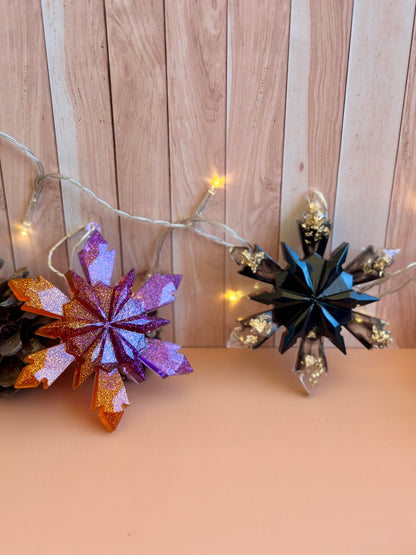 🌟 Étoile de Noël en Résine – Fait main