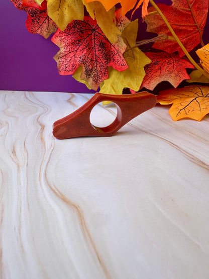 Marque-page personnalisé & bague de lecture en résine