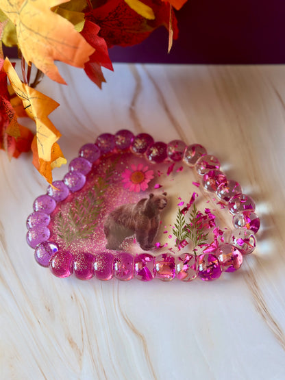 Vide-poche “Compagnons fleuris” - Résine artisanale