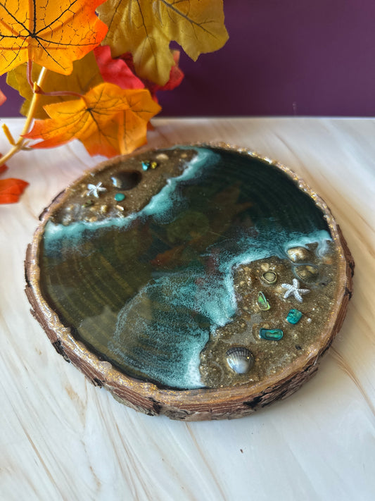 Rondins de Bois Décoratifs – Effet Mer &amp; Océan