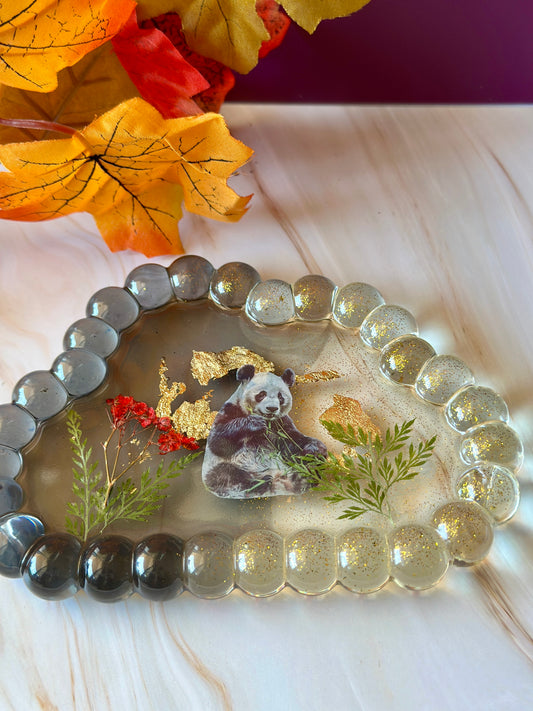 Vide-poche “Compagnons fleuris” - Résine artisanale