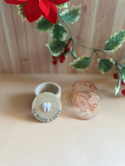 Boîte à dents, fée des dents fait main – Rituel dents de lait enfant