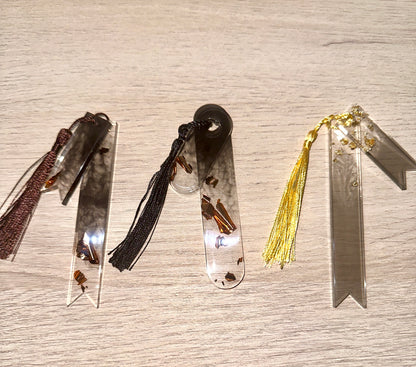 Duo de Marque-pages Personnalisés en Résine Époxy