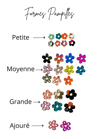 Boucles d’Oreilles Fleurs - Pampille florales